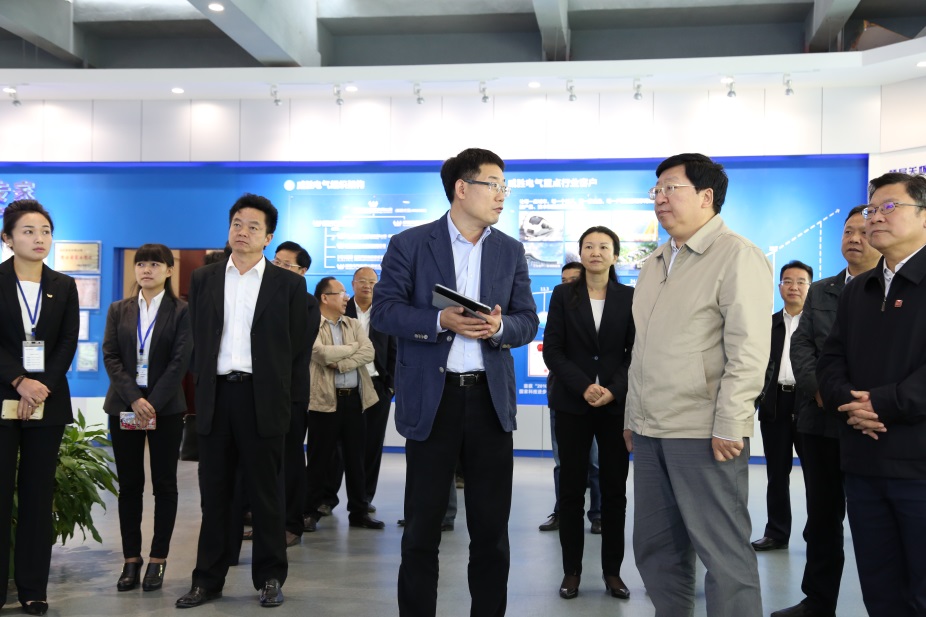 湖南省委常委、省人民政府常務(wù)副省長(zhǎng)陳向群一行蒞臨威勝電氣產(chǎn)業(yè)園
