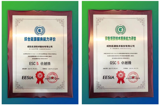 雙“卓越級”認證！惟遠能源精彩亮相2024能源環境服務產業年度峰會